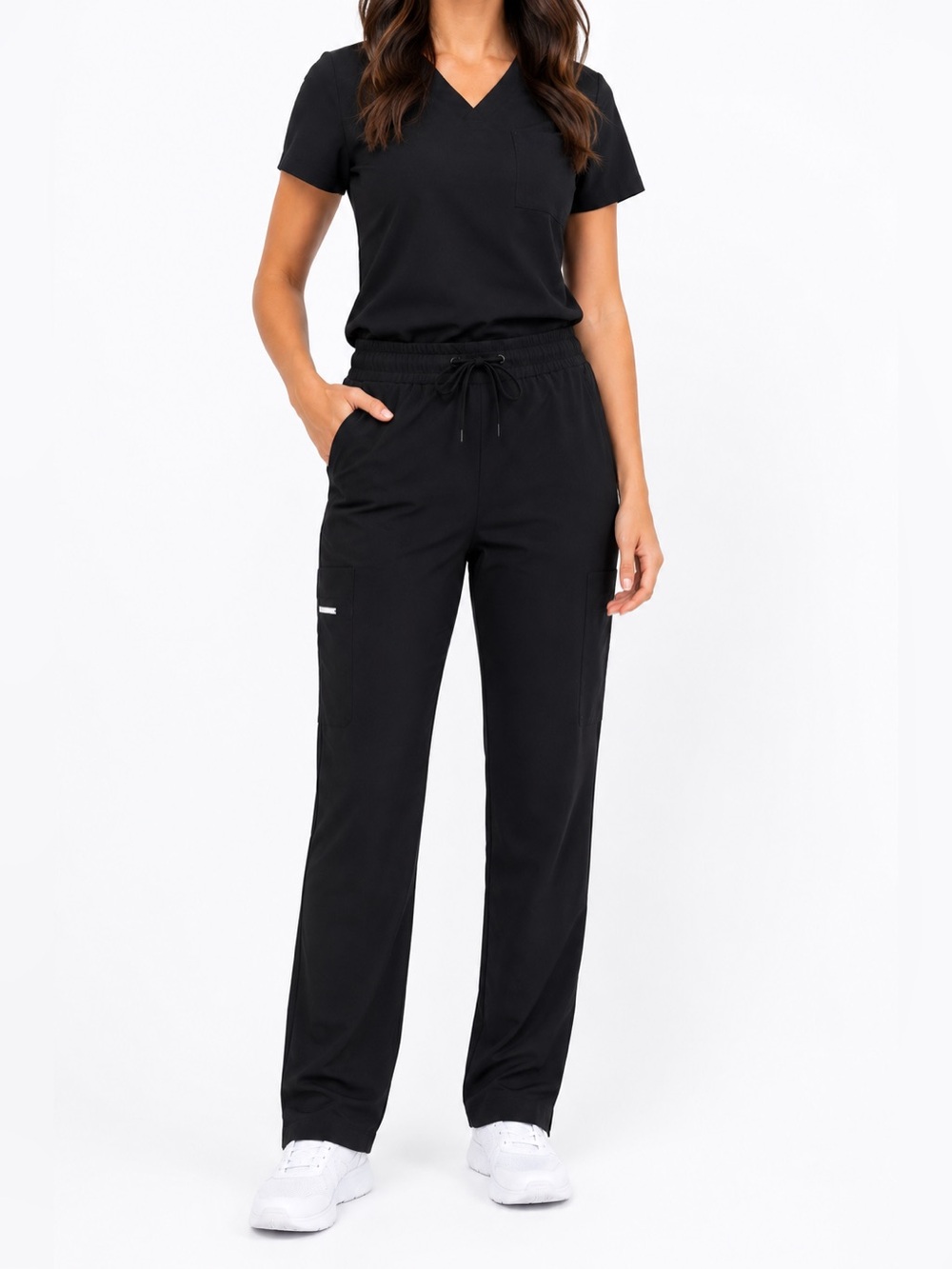 Grey’s Anatomy Evolve Stretch Black Scrub Pants XLT Barco Tall Cargo